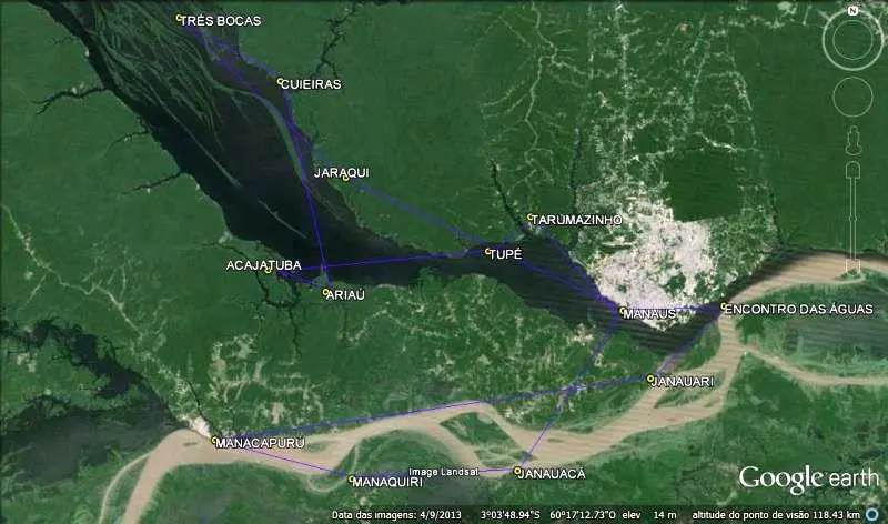 Rota Iberostar Grand Amazon Expedition