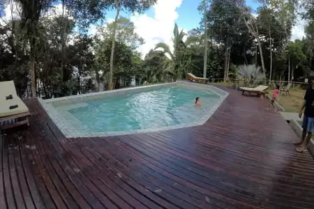 Amazon Premium Lodge - Piscina - deck